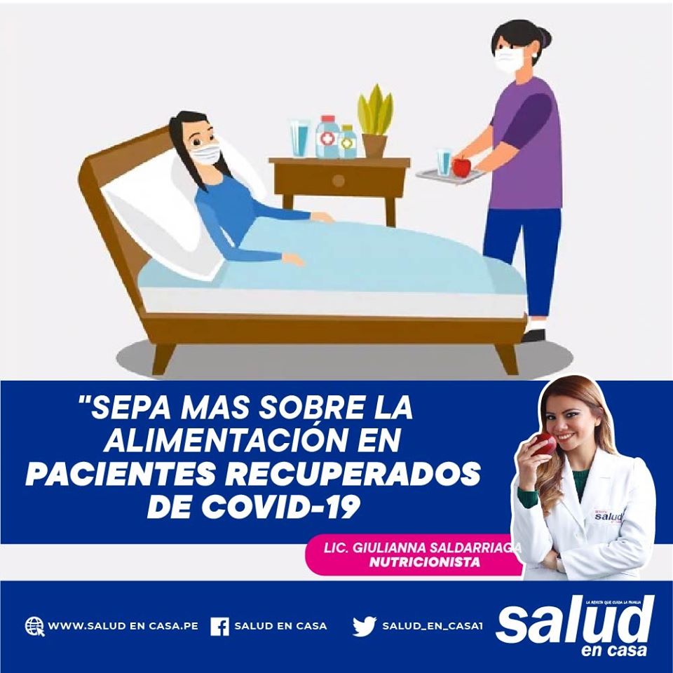 Covid-19: ¿Cómo deben alimentarse los pacientes dados de alta por coronavirus?