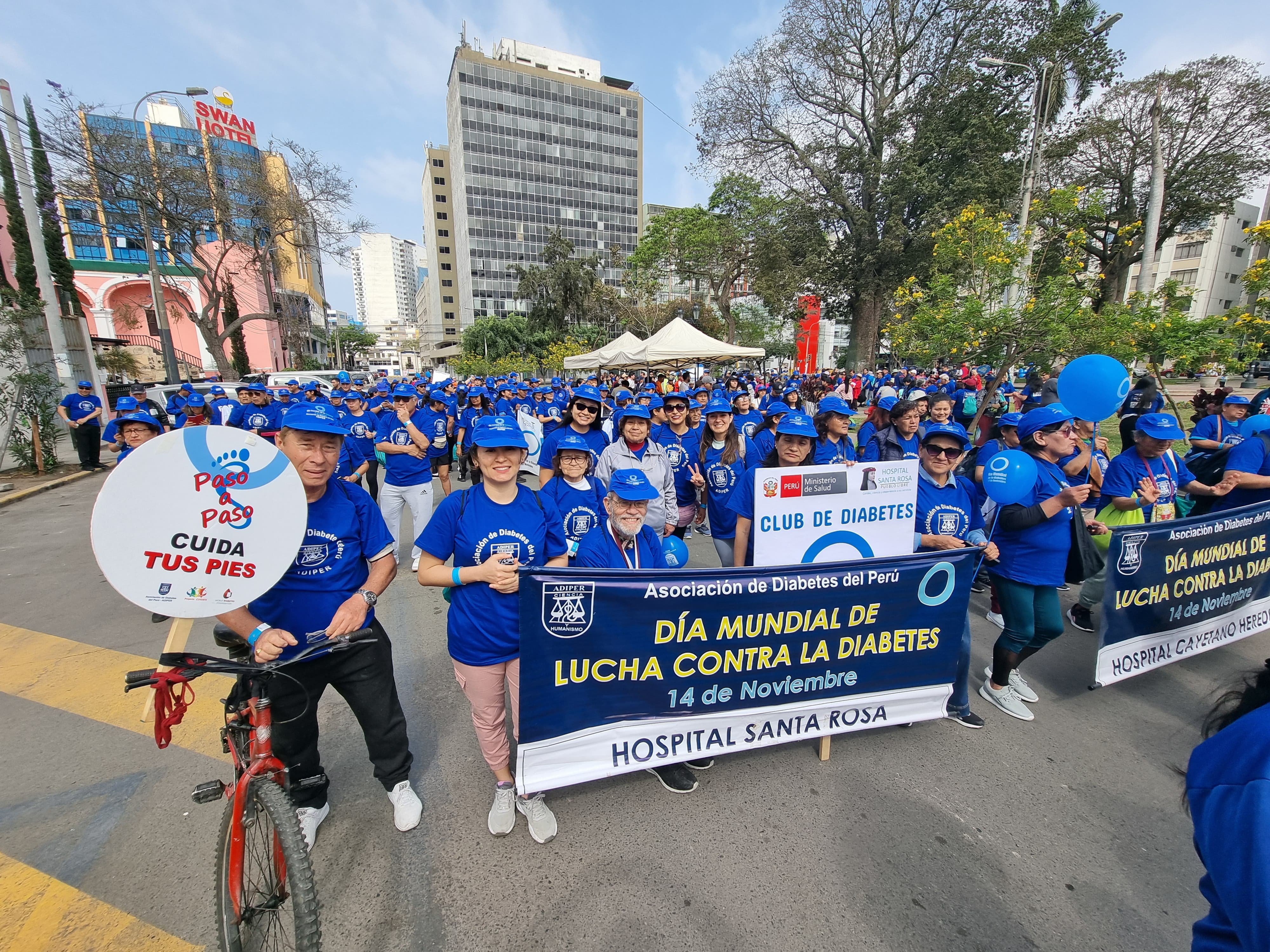 Gran participación en la CAMINATA ADIPER 3K.