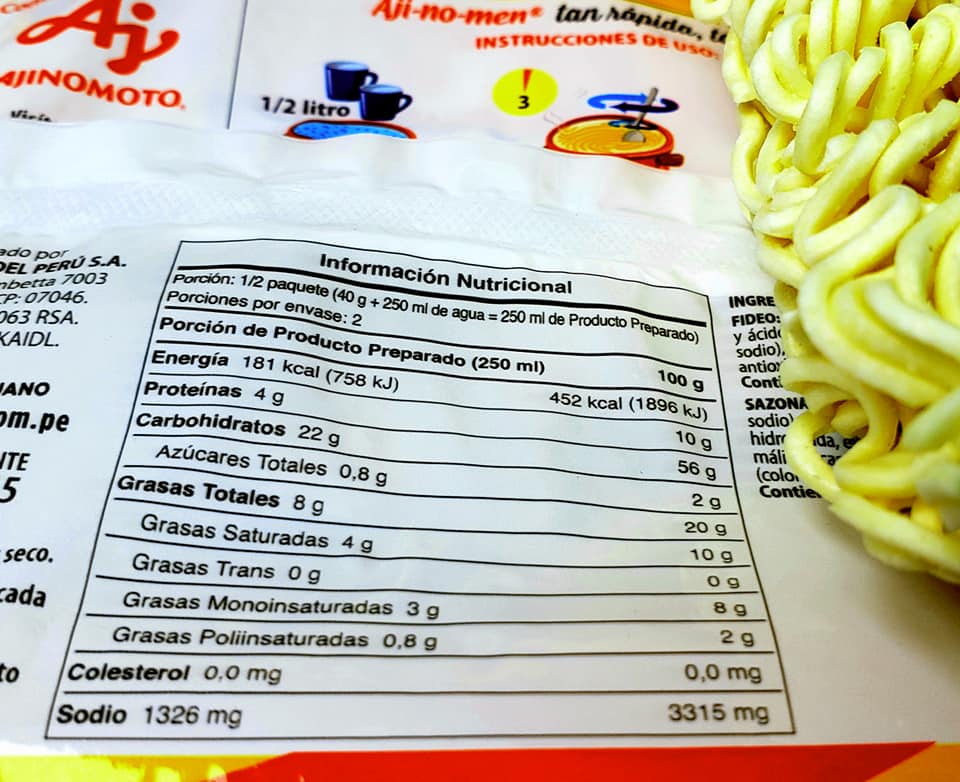 DERRAME CEREBRAL, INFARTO CARDIACO O CRISIS HIPERTENSIVA POR SOPAS INSTANTÁNEAS ??