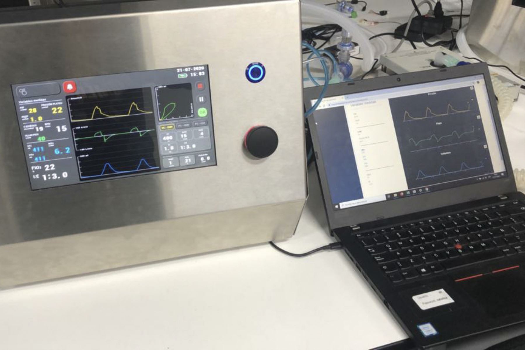 Ventiladores mecánicos serán monitoreados desde celulares para evitar contagios en médicos